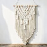 handmade macrame wall hanging boho cotton wall decor