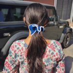 Handmade Crochet Hair Scrunchie for Women & Girls | Soft Elastic Knit Ponytail Holder | Stylish & Comfortable Hair Accessory