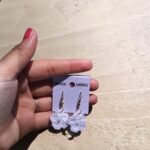 White Crochet Flower Pearl Earrings for Women | Handmade Floral Dangle Earrings | Lightweight Minimal Jewelry | Daily Wear & Gift Item